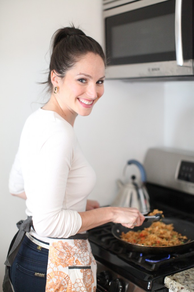 cooking with Arielle haspel of bewellwitharielle.com