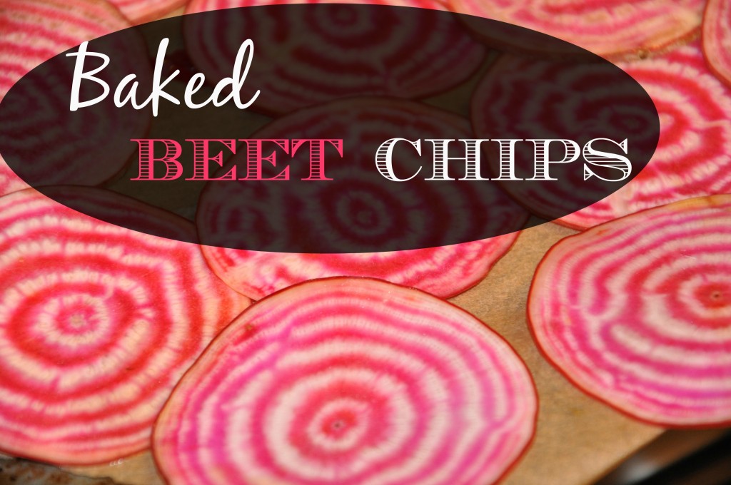 Baked Beet Chips