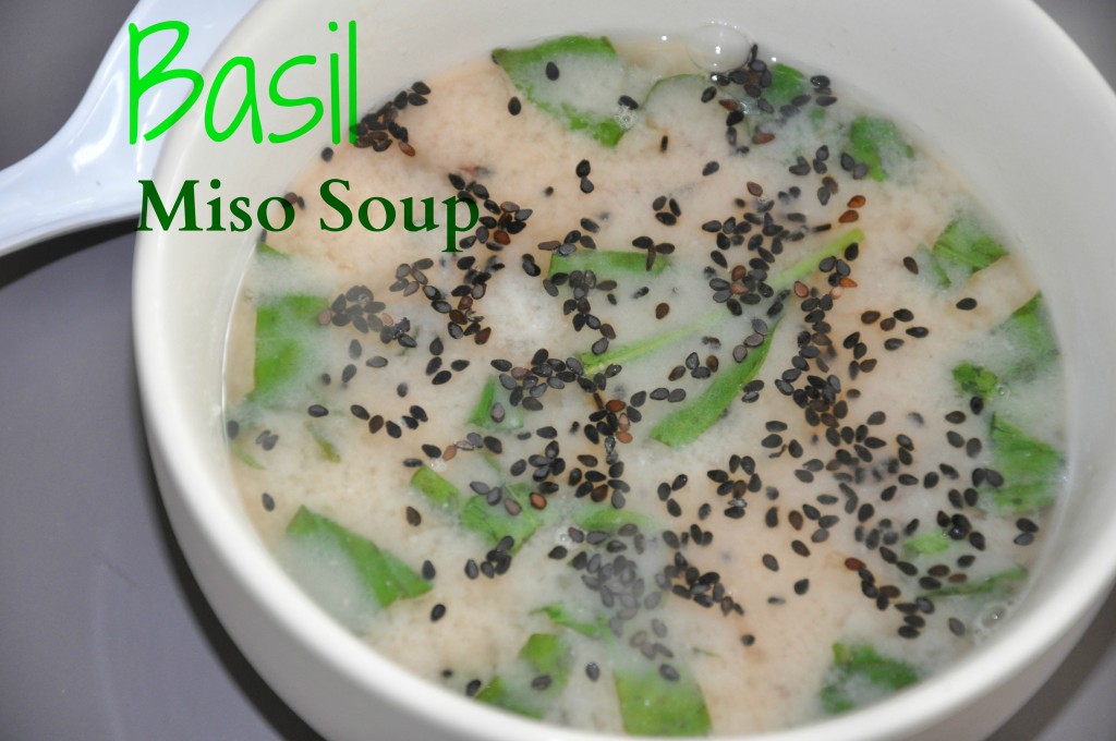 Basil Miso soup