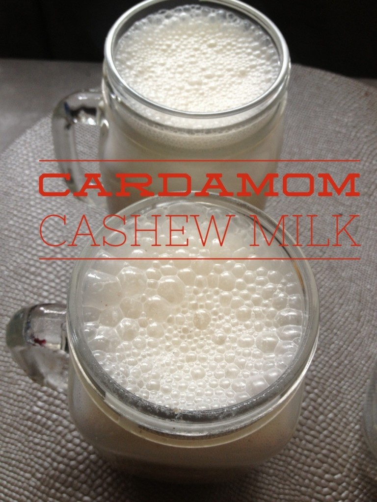 Cardamom Cashew Milk