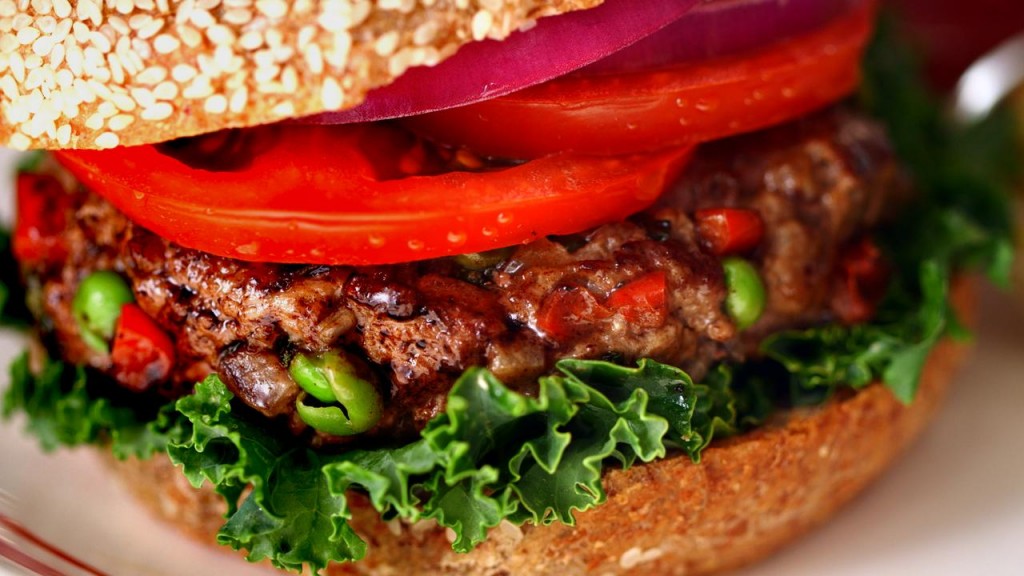 Beef Veggie Burger by Arielle Haspel of bewellwitharielle.com