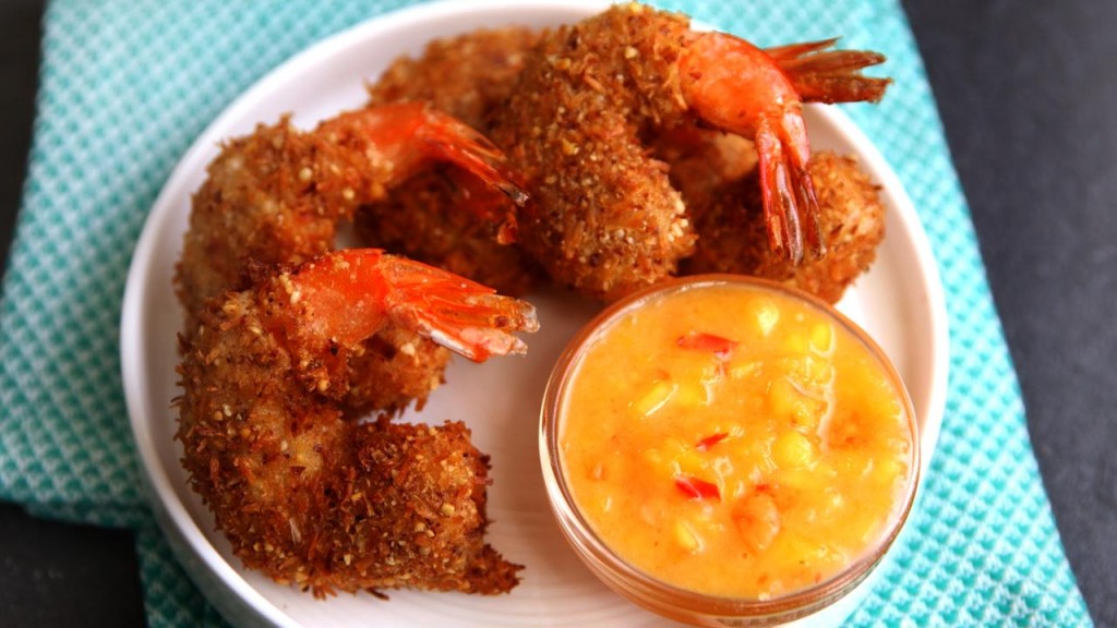 Clean Eating COconut Crusted Shrimp by Arielle Haspel on Healthination for Bewellwitharielle.com