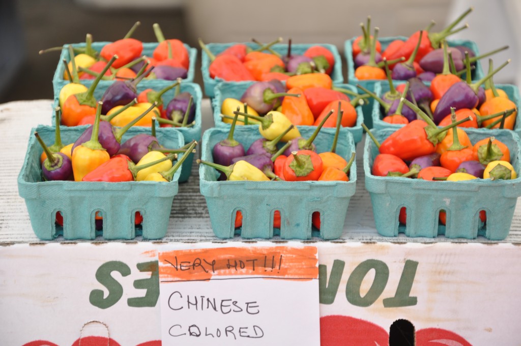 Decorative Peppers from Farmers Market