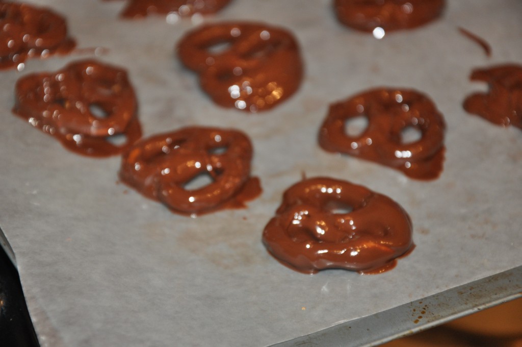 chocolate covered pretzels