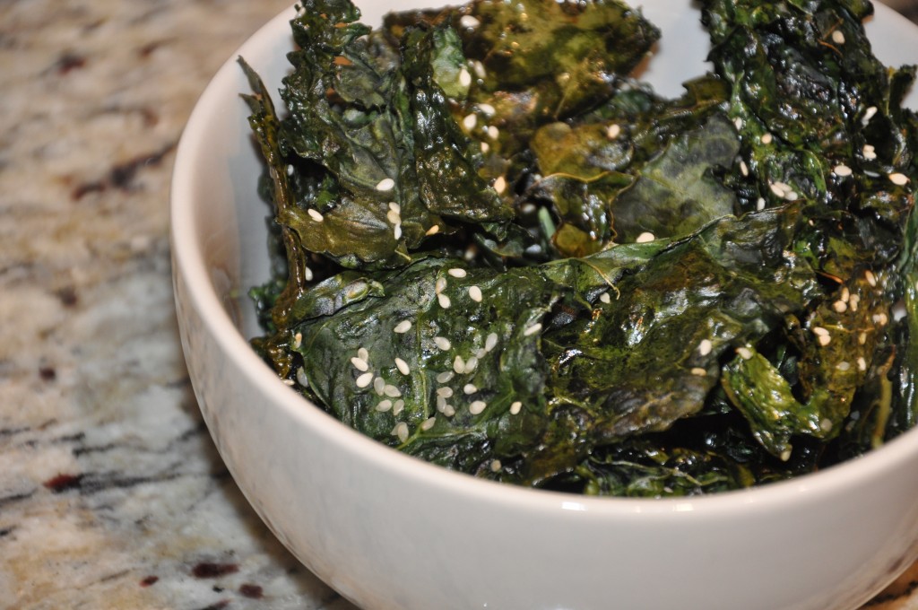 kale chips by be well with arielle