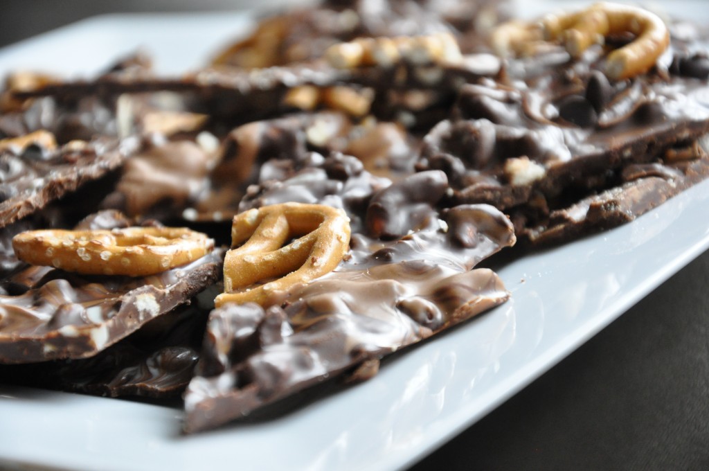 chocolate peanut butter bark