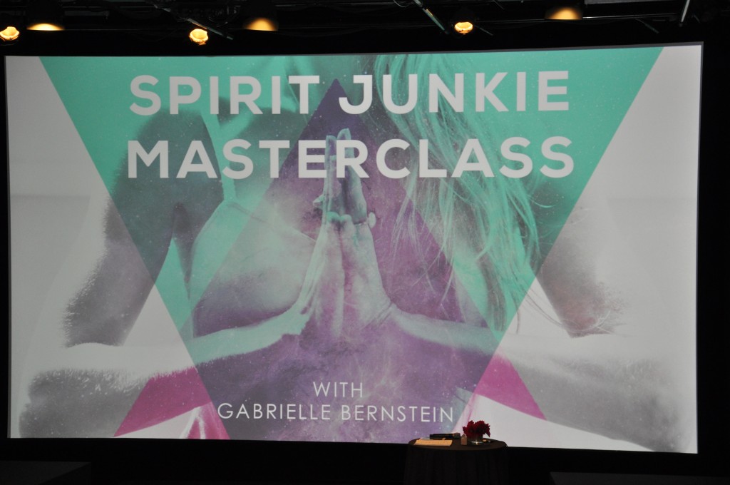 Gabrielle Bernstein's Spirit Junkie Masterclass. Photo cred Arielle Haspel bewellwitharielle.com