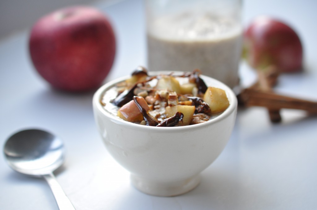 caramel-apple chia pudding