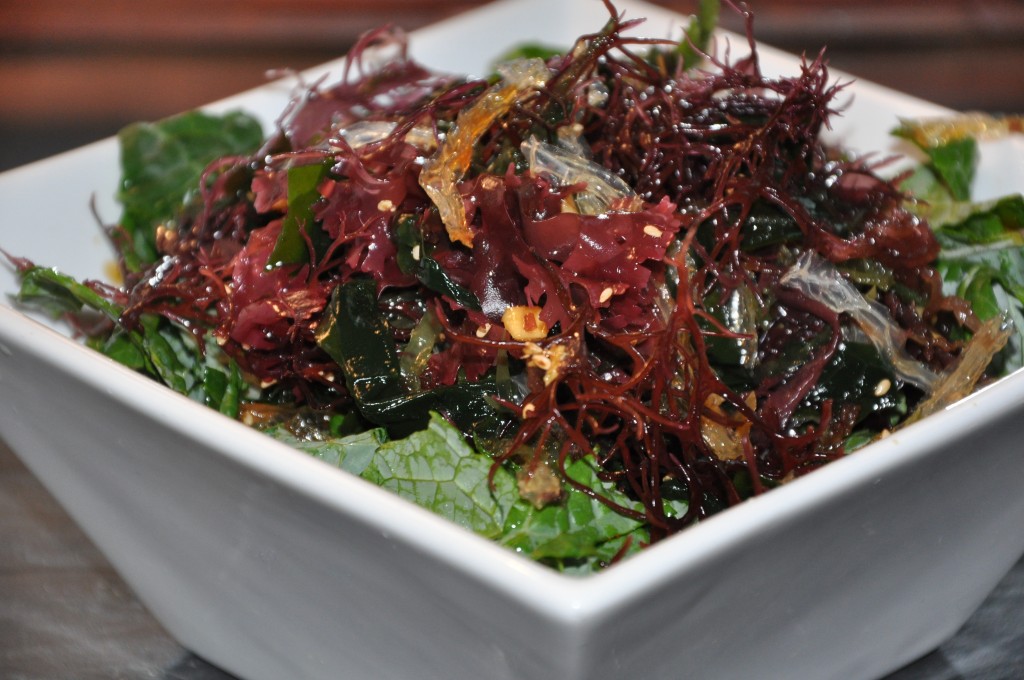 kale and seaweed salad