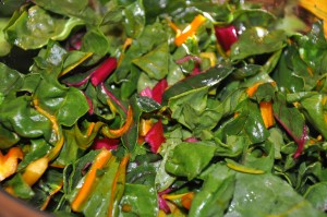 Rainbow Chard - SO colorful, healthy and delicious!