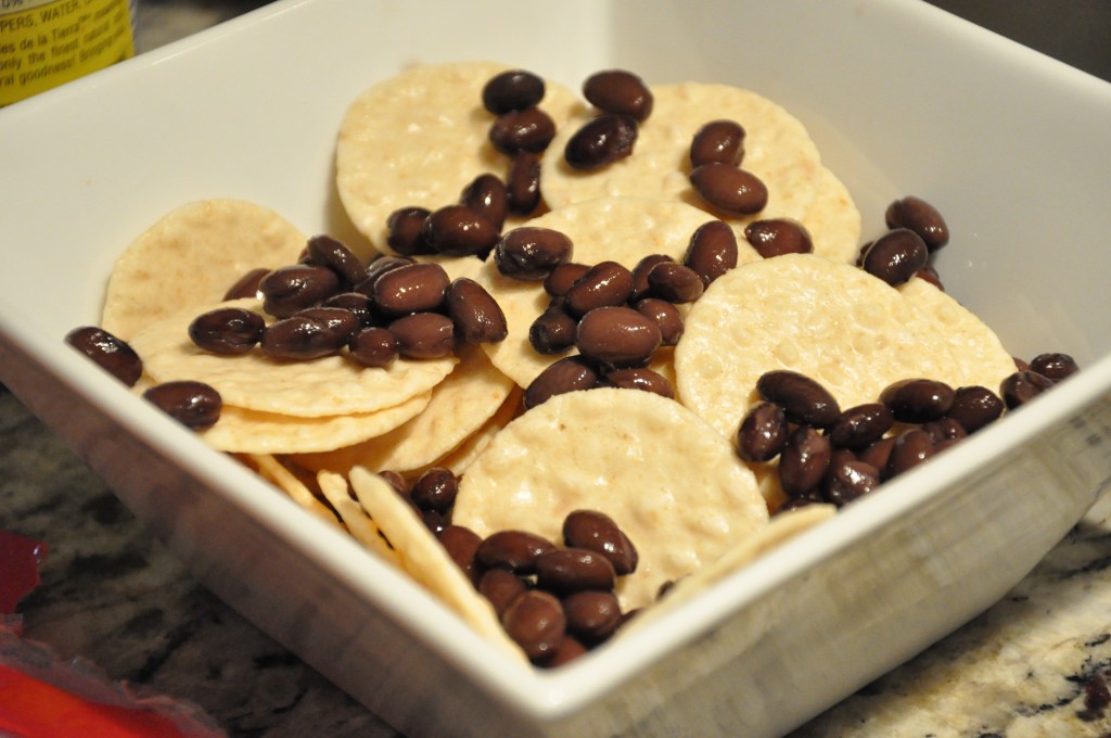 gluten-free nachos using brown rice crackers