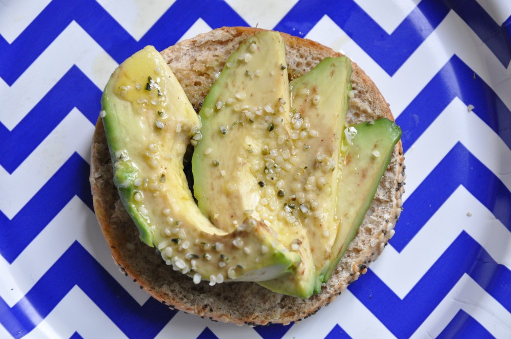 avocado toast with hemp seeds