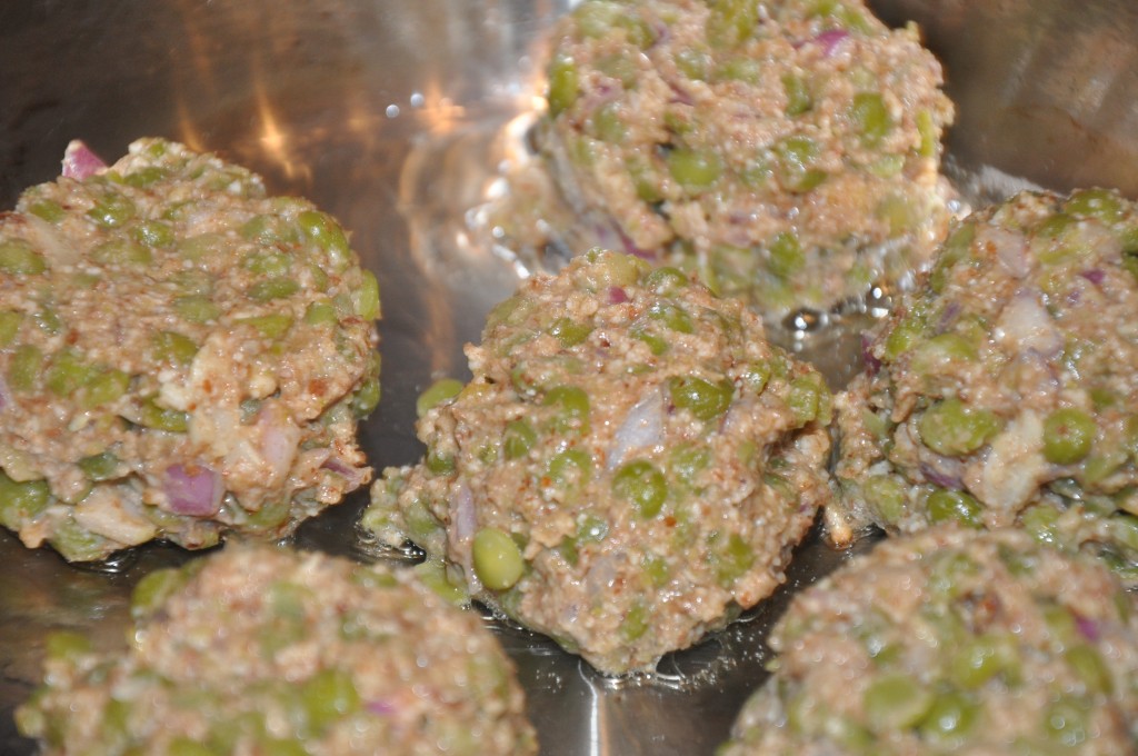 split pea burgers- be well with arielle