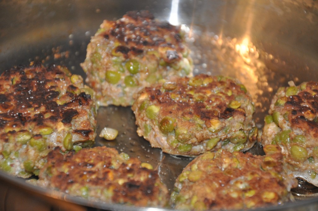 split pea burgers- be well with arielle