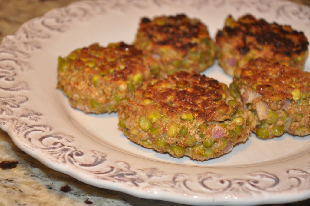 split pea burgers- be well with arielle