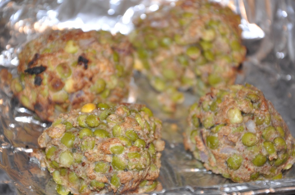 split pea burgers- be well with arielle