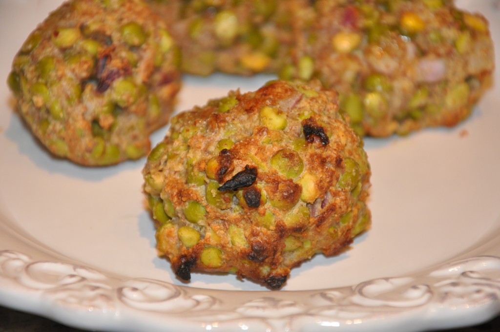 split pea burgers- be well with arielle