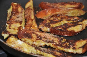 Cinnamon- Sugar French Toast Sticks. Mmmmmmmm. 