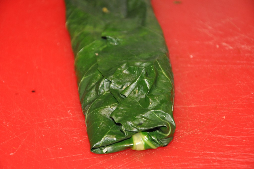 collard green burritos