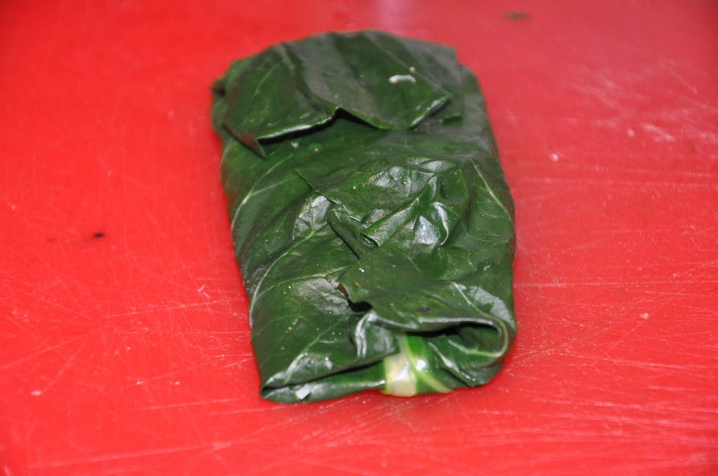 collard green burritos