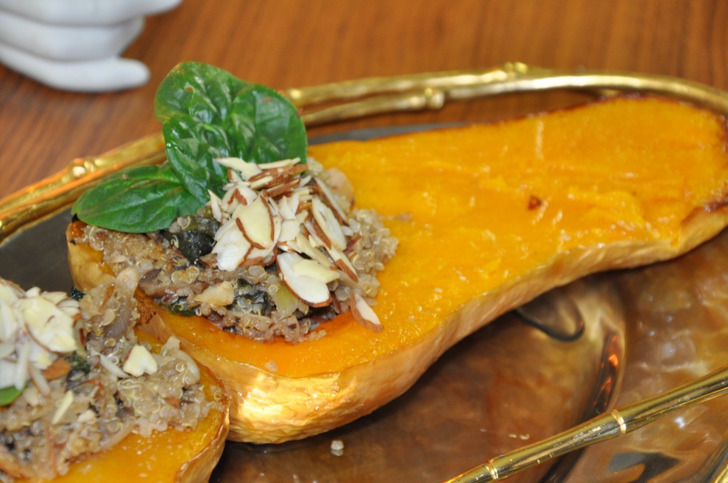 Gluten Free Stuffed Butternut Squash