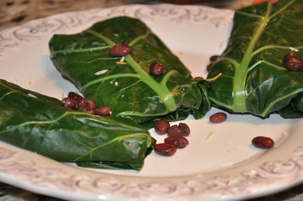 collard green burritos