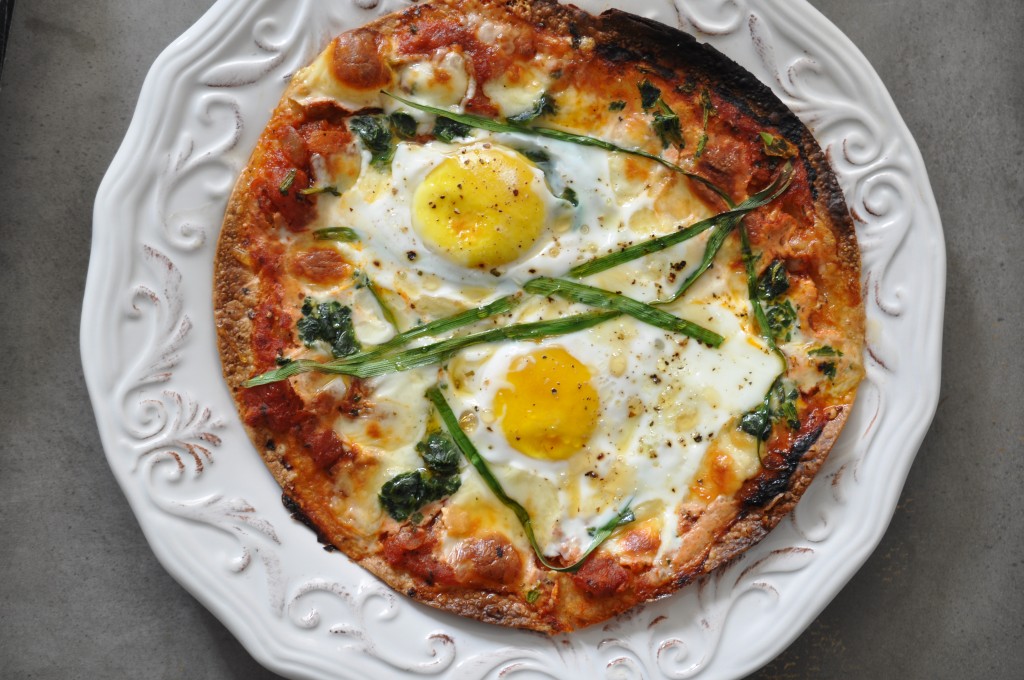 crispy gluten-free pizza by arielle haspel of bewellwitharielle.com