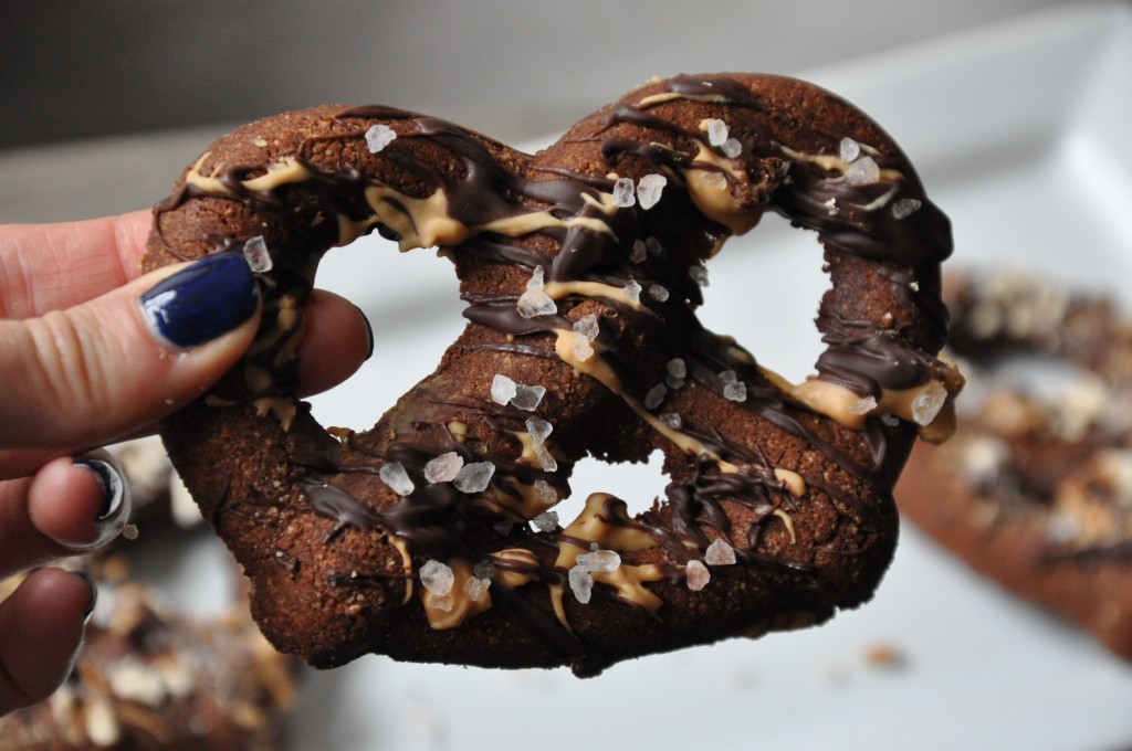 Gluten-Free Chocolate Peanut-Butter Pretzel Cookie by Arielle Haspel