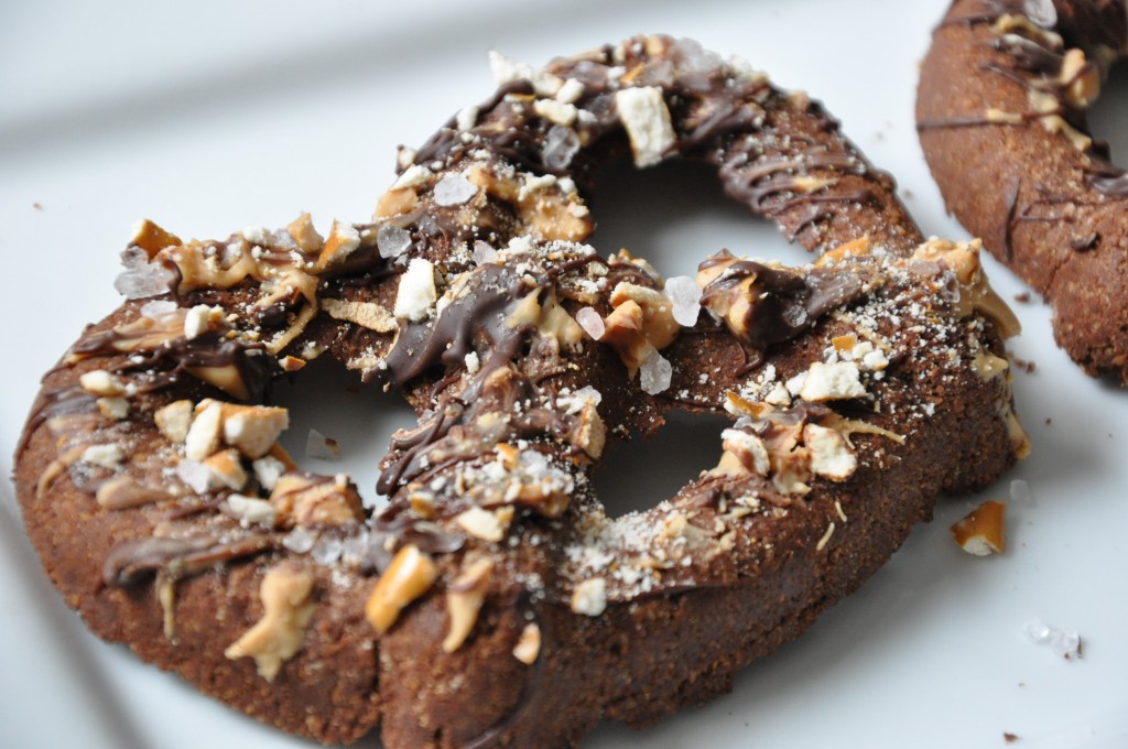 Gluten-Free Chocolate Peanut-Butter Pretzel Cookie by Arielle Haspel