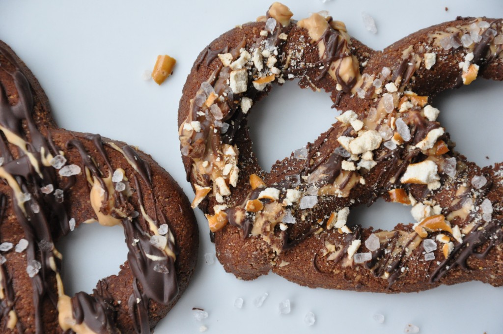 Gluten-Free Chocolate Peanut-Butter Pretzel Cookie by Arielle Haspel