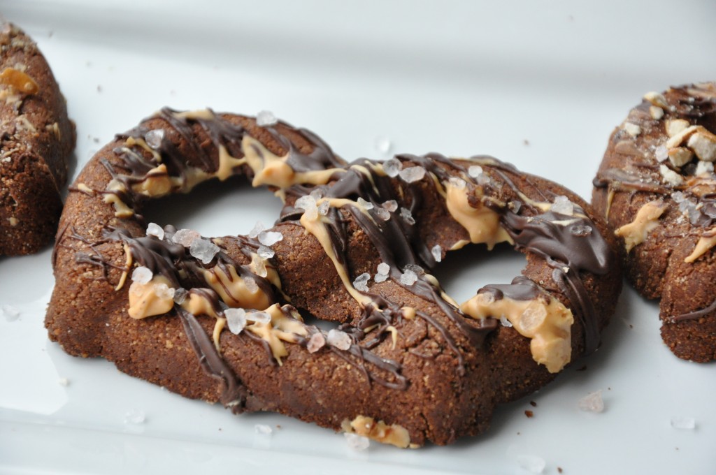 Gluten-Free Chocolate Peanut-Butter Pretzel Cookie by Arielle Haspel