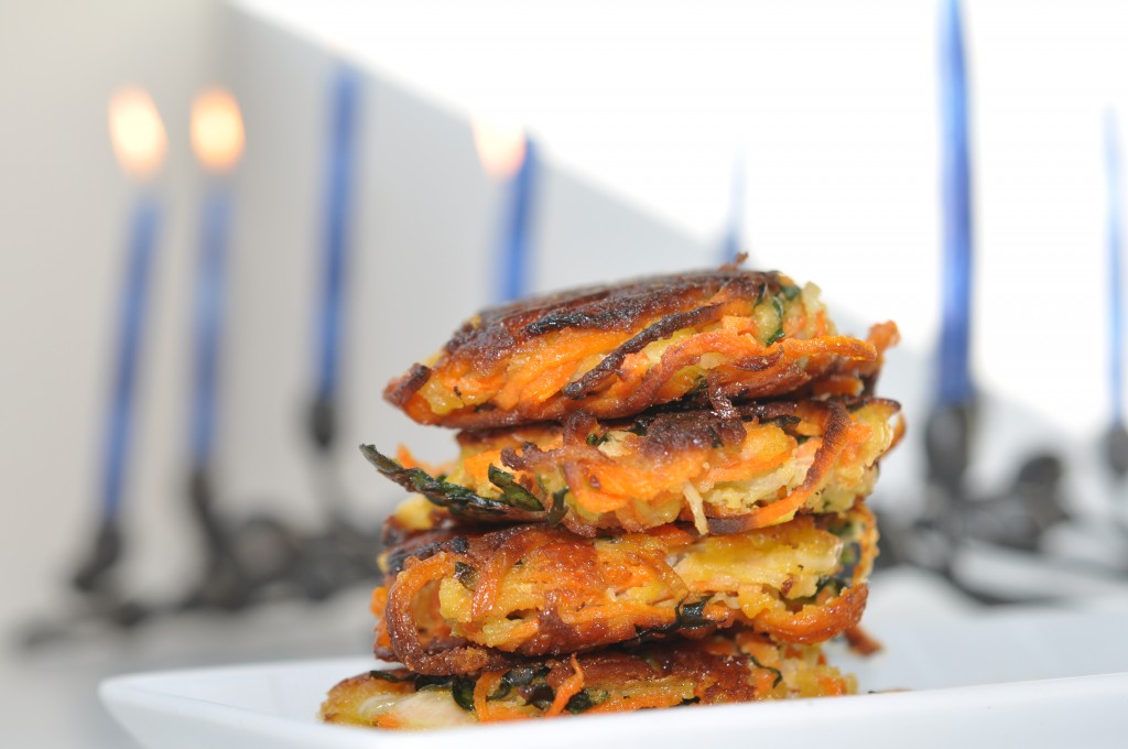 Sweet Potato Kale Latkes