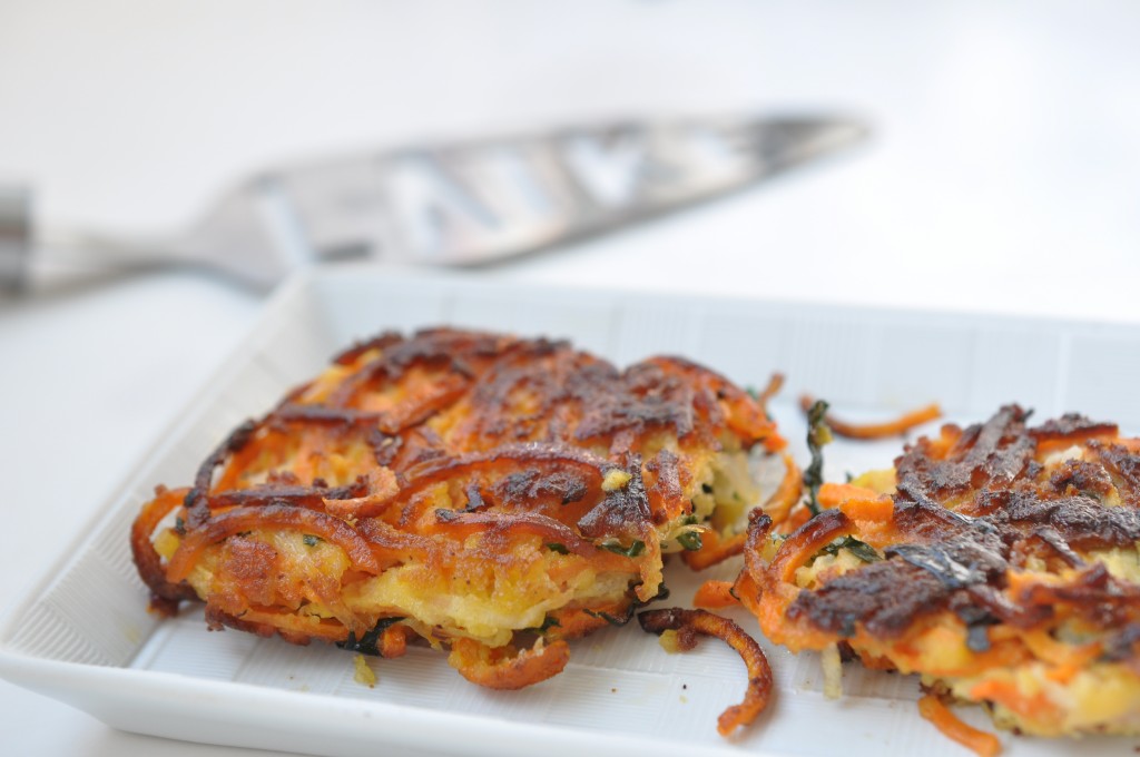 Sweet Potato Kale Latkes