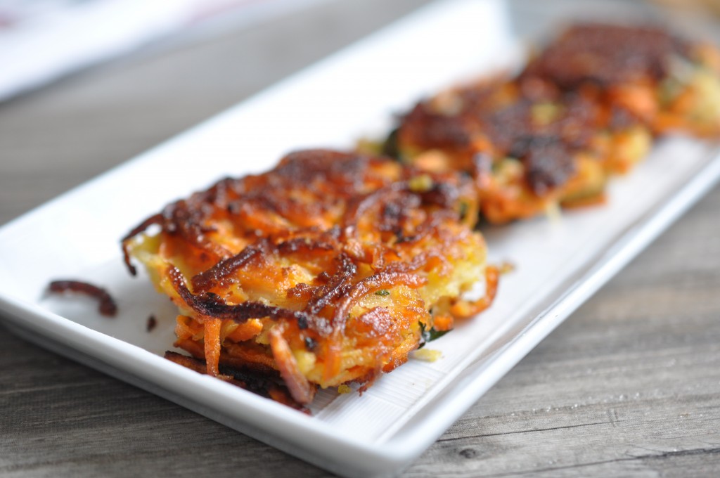 Sweet Potato Kale Latkes