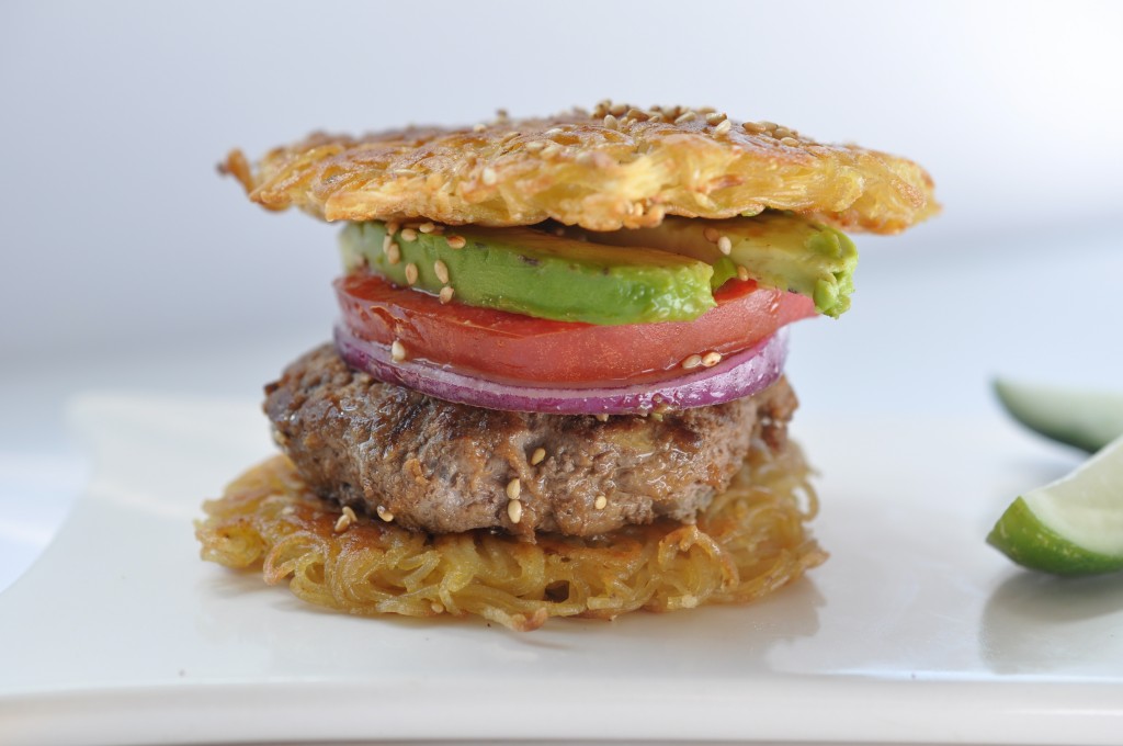 gluten free grass-fed burger by arielle haspel of be well with arielle