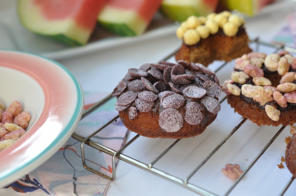 Gluten Free Cereal Milk doughnuts on thrive market made by arielle haspel. healthified. Healthier breakfast