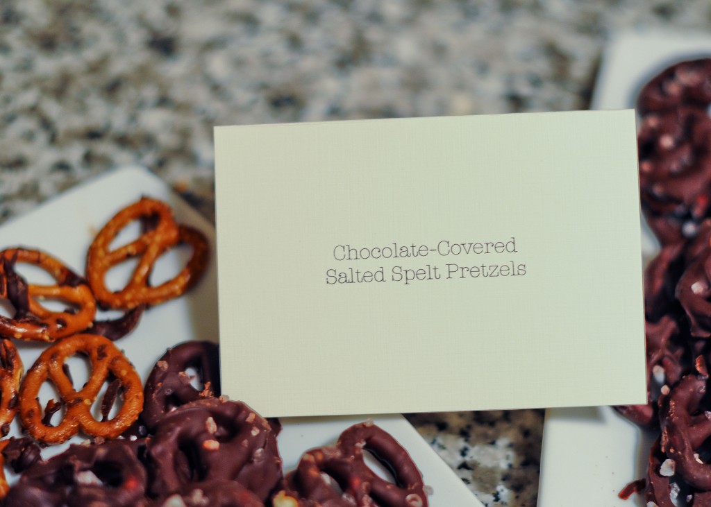 chocolate covered pretzels