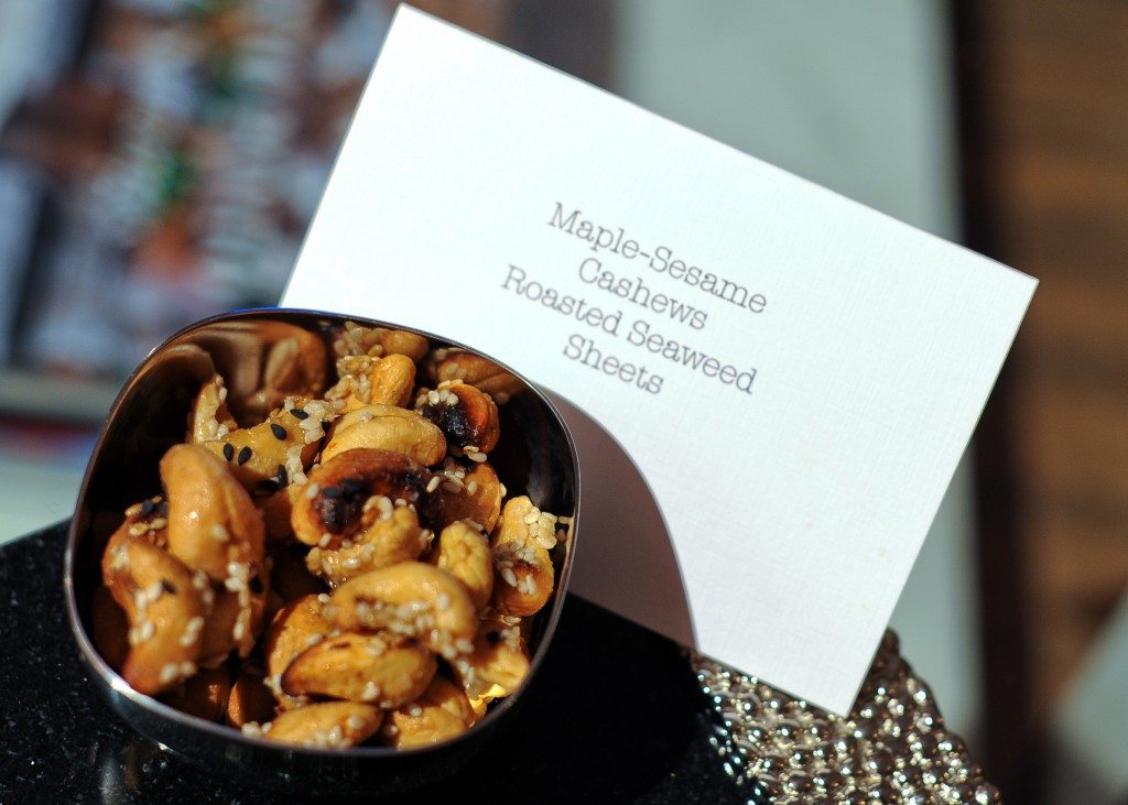 maple sesame cashews