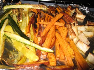 Delish! Zucchini, Sweet Potato and Yucca Fries!