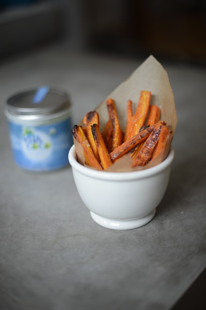 Maple Carrot Fries by Arielle Haspel of bewellwitharielle.com using vitacoco coconut oil