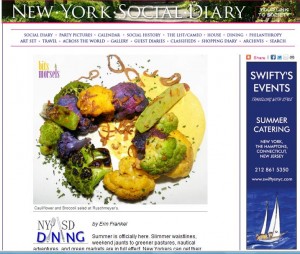 New York Social Diary's "Farm to Table" Article 