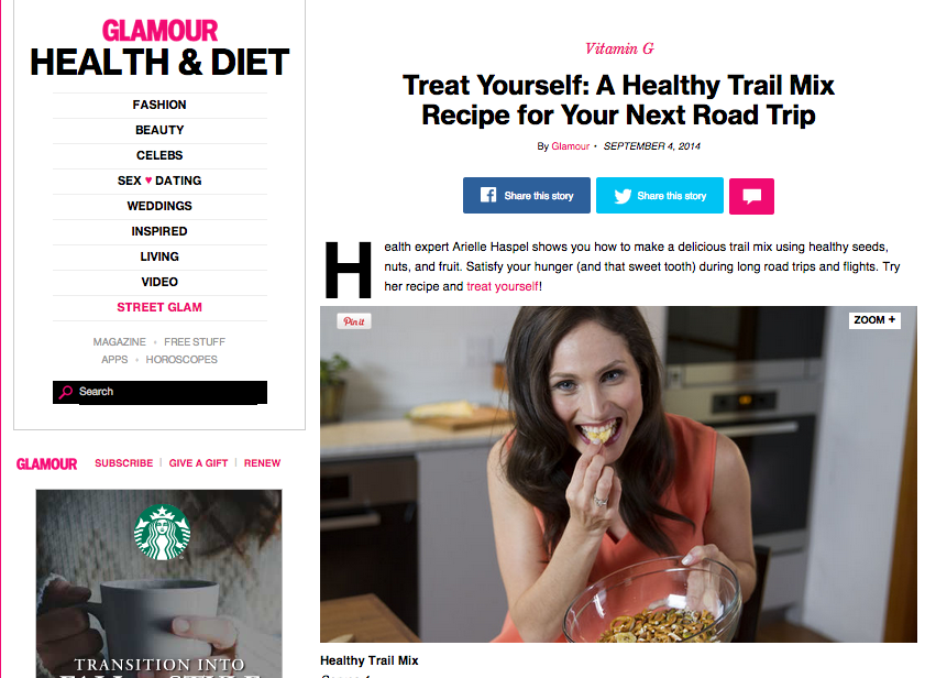 Trail mix by arielle haspel on glamour.com