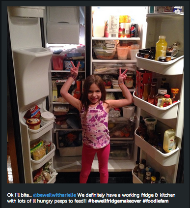 be well fridge makeover winner