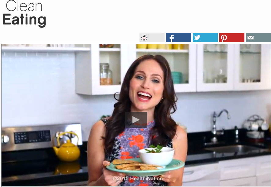 how to make healthy clean eating chips and dip from arielle haspel