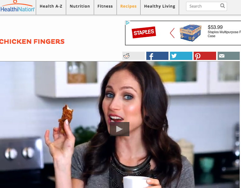 healthy chicken fingers clean eating by arielle haspel via healthination