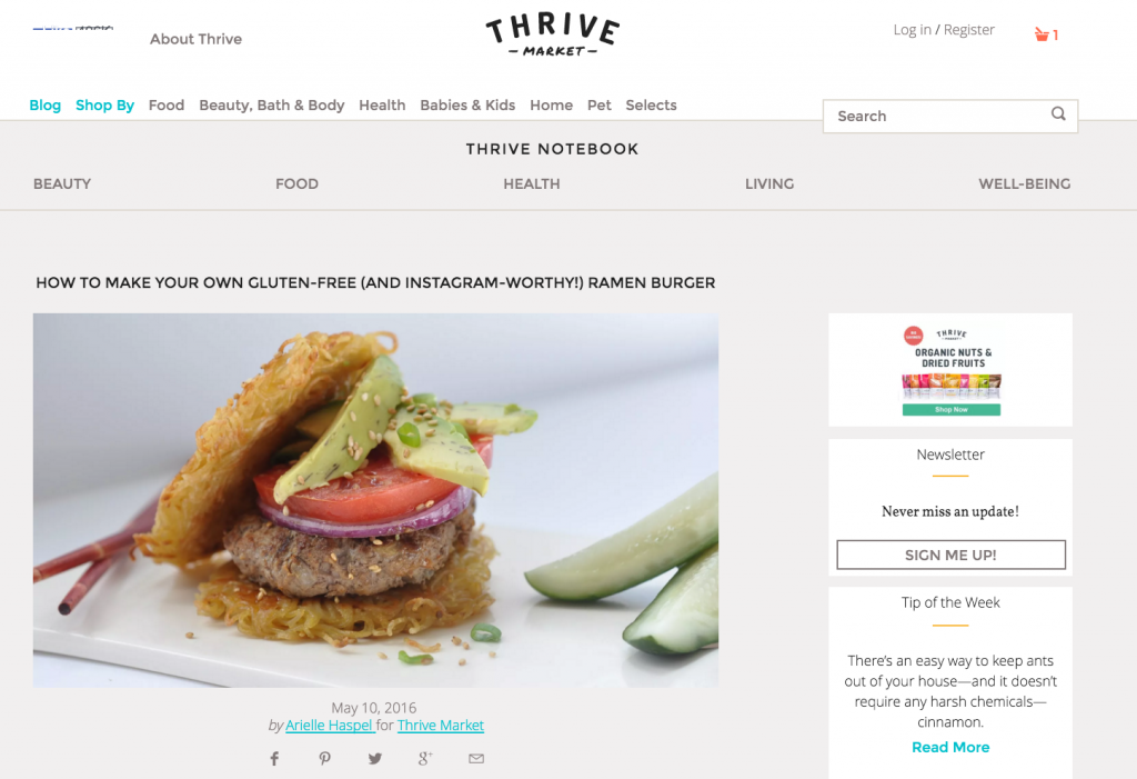 thrive market ramen burger by arielle haspel