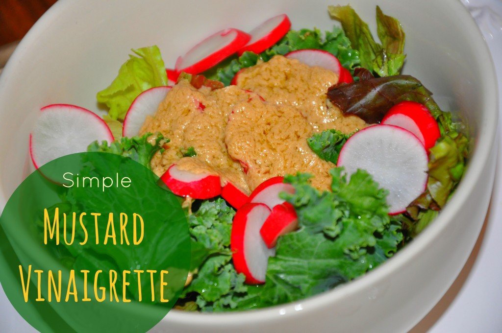 be well with arielle's simple mustard vinagrette