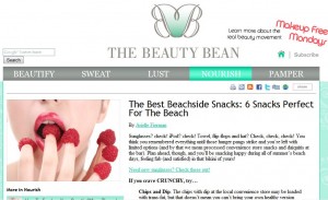 Click here for full article in TheBeautyBean.com (July 2011)