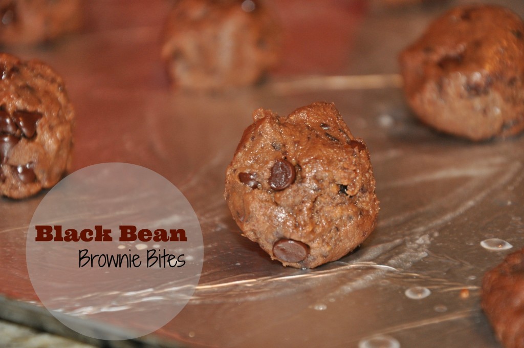 black bean brownie bites