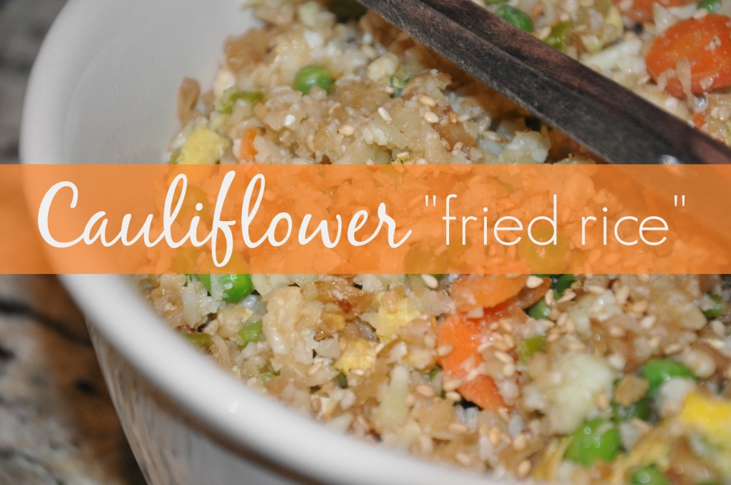 cauliflower fried rice